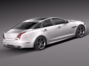 Jaguar XJR 2016 3D Модель