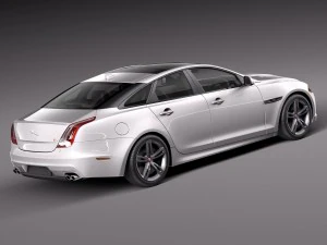 Jaguar XJR 2016 3D Model