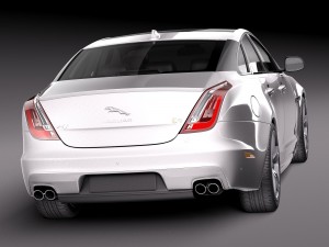 Jaguar XJR 2016 3D Модель