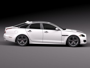 Jaguar XJR 2016 3D Модель