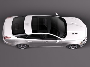Jaguar XJR 2016 3D Модель