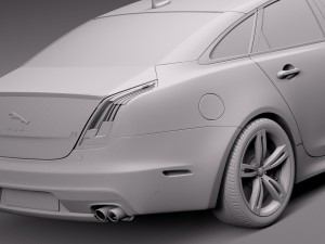 Jaguar XJR 2016 3D Модель