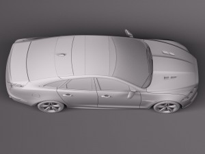 Jaguar XJR 2016 3D Модель