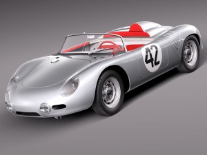 Porsche 718 RS60 Spider 3D Model
