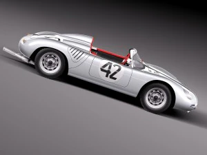 Porsche 718 RS60 Spider 3D Model