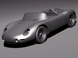 Porsche 718 RS60 Spider 3D Model