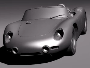 Porsche 718 RS60 Spider 3D Model