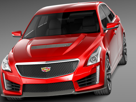 Cadillac CTS-V 2016 3D Model