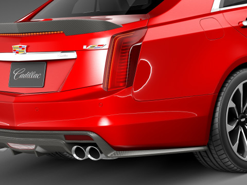 Cadillac CTS-V 2016 3D Model