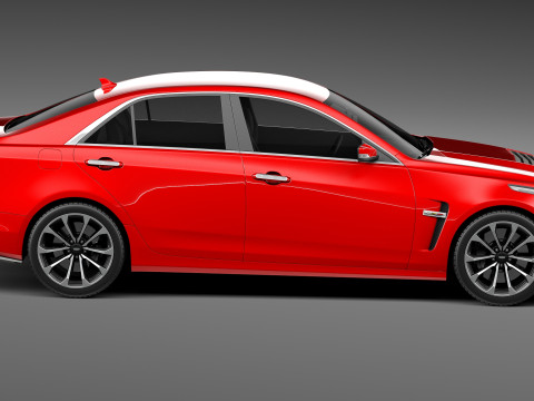 Cadillac CTS-V 2016 3D Model