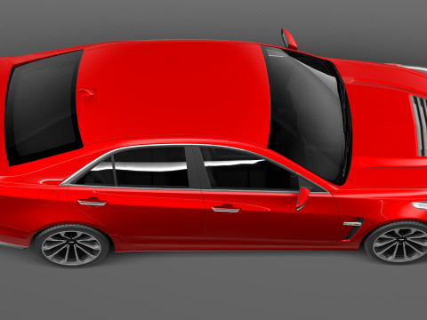 Cadillac CTS-V 2016 3D Model