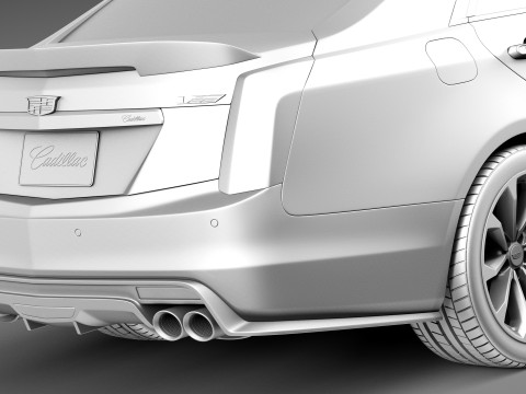 Cadillac CTS-V 2016 3D Model