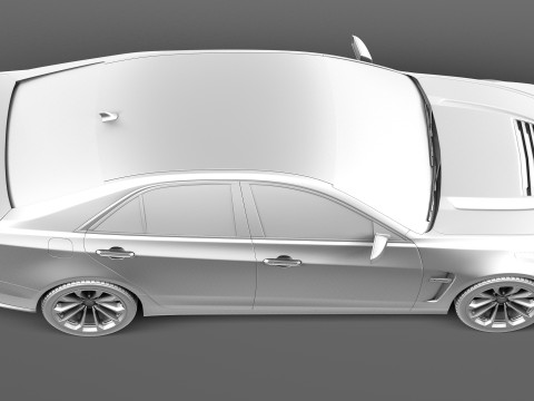 Cadillac CTS-V 2016 3D Model