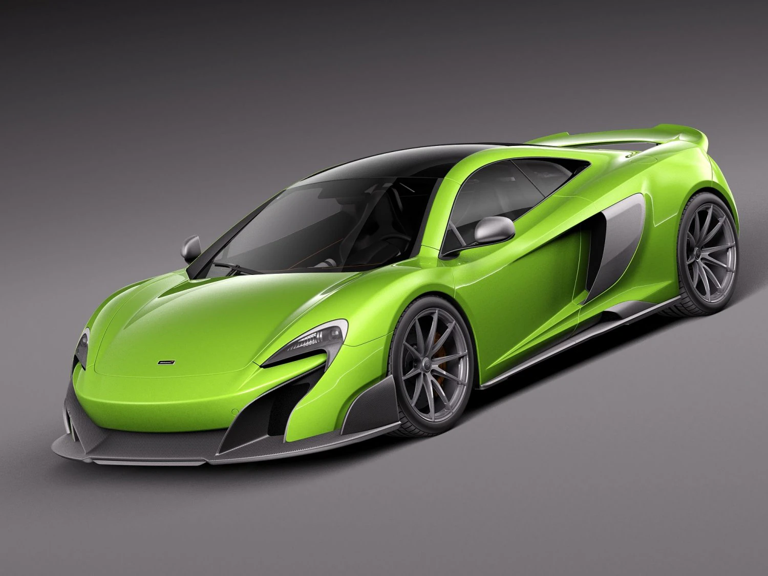 Mclaren 675LT 2016 3D Model .c4d .max .obj .3ds .fbx .stl .blend 