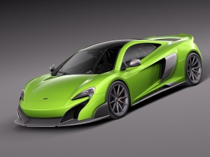 Mclaren 675LT 2016 3D Model