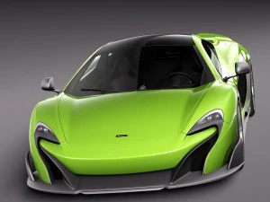 Mclaren 675LT 2016 3D Model