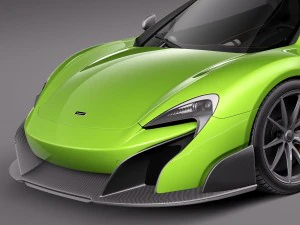 Mclaren 675LT 2016 3D Model