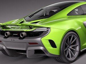 Mclaren 675LT 2016 Model 3D