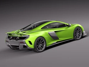 Mclaren 675LT 2016 3D Model