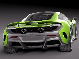 Mclaren 675LT 2016 3D Model