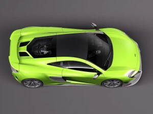 Mclaren 675LT 2016 3D Model
