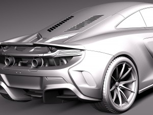 Mclaren 675LT 2016 Model 3D
