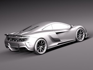 Mclaren 675LT 2016 Model 3D