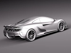Mclaren 675LT 2016 3D Model