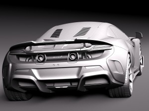 Mclaren 675LT 2016 Model 3D