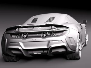 Mclaren 675LT 2016 3D Model