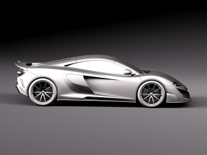 Mclaren 675LT 2016 Model 3D