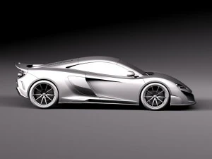 Mclaren 675LT 2016 3D Model