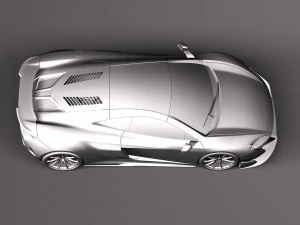 Mclaren 675LT 2016 3D Model