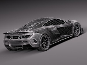 Mclaren 675LT 2016 Model 3D