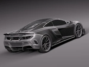 Mclaren 675LT 2016 3D Model