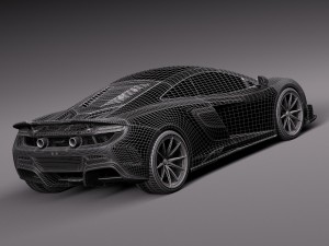 Mclaren 675LT 2016 Model 3D