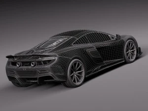 Mclaren 675LT 2016 3D Model