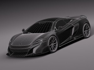 Mclaren 675LT 2016 Model 3D