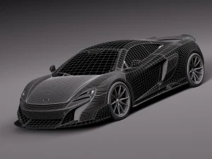 Mclaren 675LT 2016 3D Model