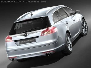 Opel Insignia Sports Tourer 3D Model