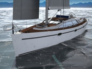 Sunbeam 34 Yacht 3D-Modell