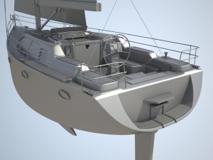 Sunbeam 34 Yacht 3D-Modell
