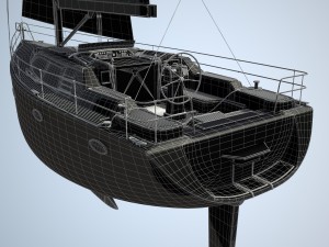 Sunbeam 34 Yacht 3D-Modell