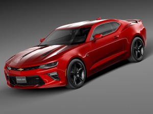 Chevrolet Camaro SS 2016 3D मॉडल