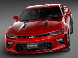 Chevrolet Camaro SS 2016 3D Модель