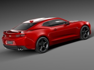Chevrolet Camaro SS 2016 3D Модель