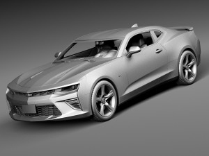Chevrolet Camaro SS 2016 3D Модель