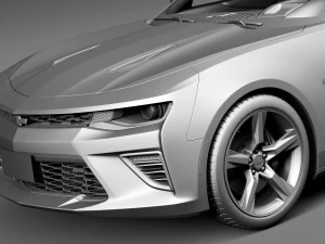 Chevrolet Camaro SS 2016 3D Model