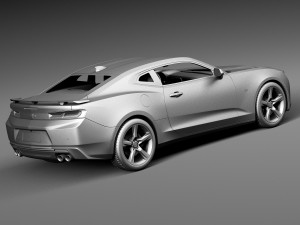 Chevrolet Camaro SS 2016 3D Модель