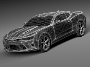 Chevrolet Camaro SS 2016 3D Модель